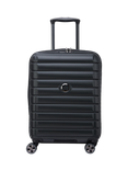 DELSEY Shadow 5.0 4-Wheel 55cm Slim Cabin Case, 35L, Black