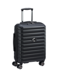 DELSEY Shadow 5.0 4-Wheel 55cm Slim Cabin Case, 35L, Black