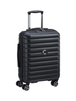 DELSEY Shadow 5.0 4-Wheel 55cm Slim Cabin Case, 35L, Black - view 2, Black