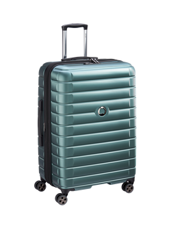 DELSEY Shadow 5.0 4-Wheel 76cm Expandable Large Suitcase, 116L - view 2, Green