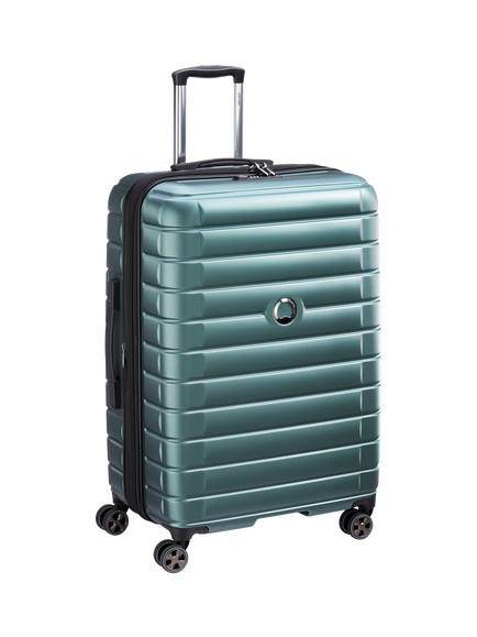 DELSEY Shadow 5.0 4-Wheel 76cm Expandable Large Suitcase, 116L - view 2, Green