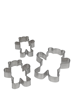 Tala Teddy Bear Cookie Cutters, Set of 3