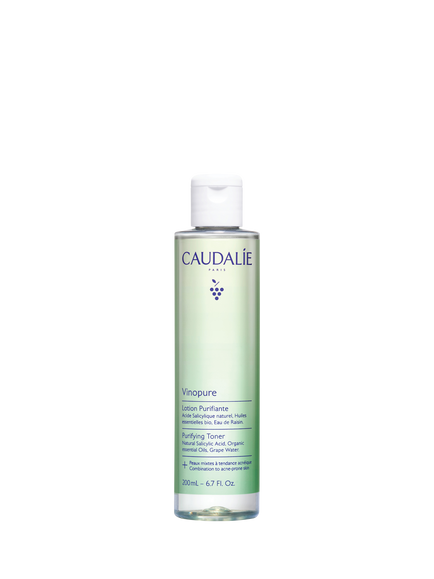 Caudalie Vinopure Natural Salicylic Acid Pore Minimising Toner, 200ml, 