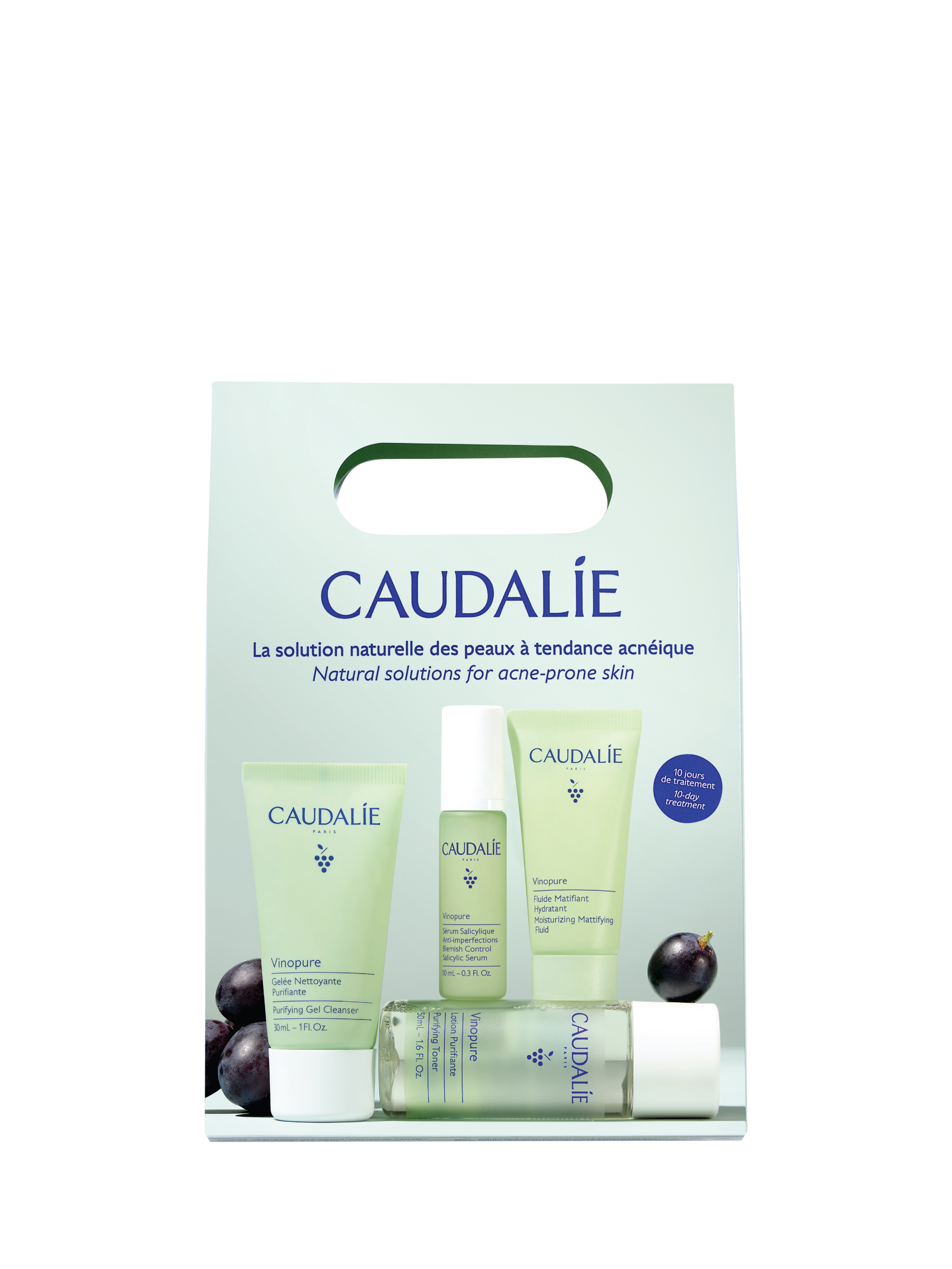 Product image 2 of 5, which shows Caudalie Vinopure Starter Skincare Gift Set