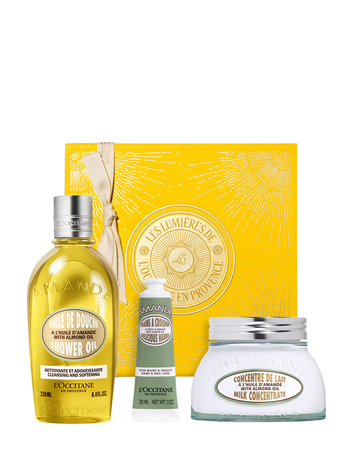Product image 1 of 2, which shows L'OCCITANE Almond Collection Bodycare Gift Set