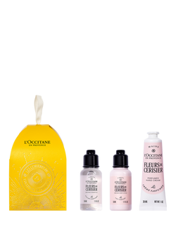 L'OCCITANE Fleurs de Cerisier (Cherry Blossom) Ornament Bodycare Gift Set, 