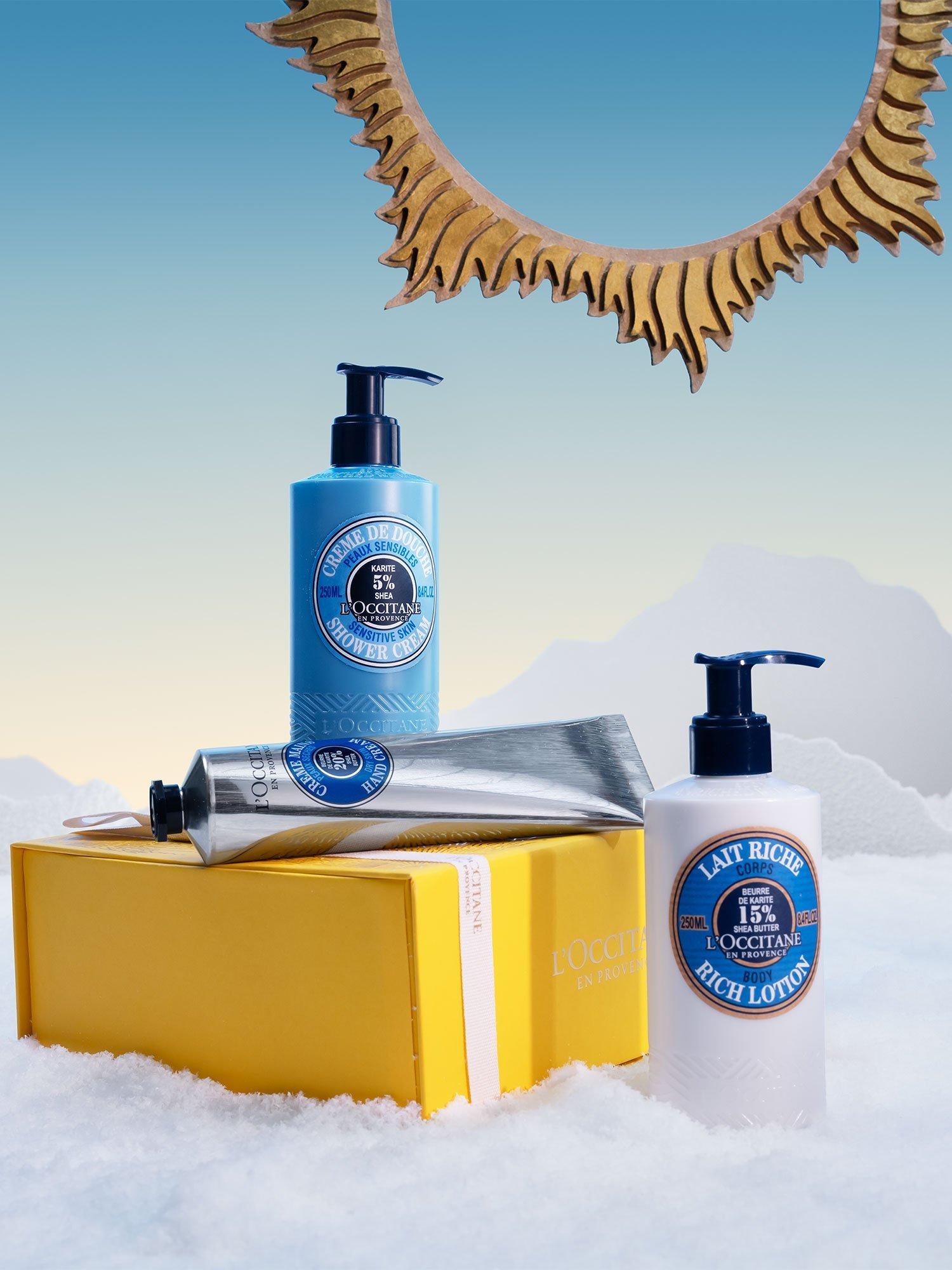 Product image 2 of 2, which shows L'OCCITANE Shea Butter Collection Bodycare Gift Set