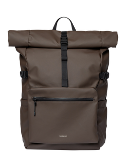 Sandqvist Stream 16" Laptop Rolltop Backpack, 34L, Brown