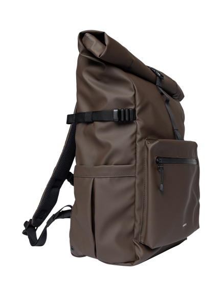 Sandqvist Stream 16" Laptop Rolltop Backpack, 34L - view 2, Brown