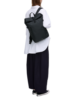 Sandqvist Stream 14" Laptop Slim Rolltop Backpack, 20L - view 2, Black