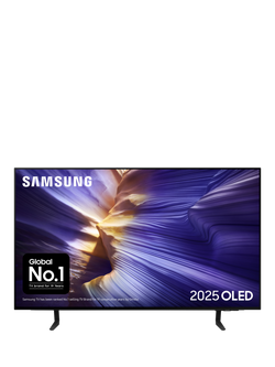 Samsung QE42S90F (2025) OLED HDR 4K Ultra HD Smart AI TV, 42 inch with Dolby Atmos, Black, Black