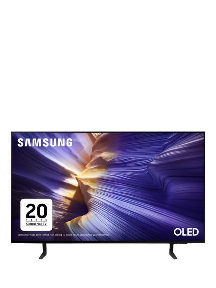 Samsung QE42S90F (2025) OLED HDR 4K Ultra HD Smart AI TV, 42 inch with Dolby Atmos, Black, Black