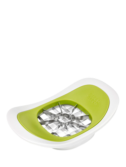 Joseph Joseph 2-in-1 Apple Corer & Potato Chipper, Stone/Green