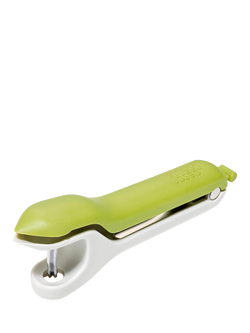 Joseph Joseph 2-in-1 Fruit & Olive Pitter & Huller, Stone/Green