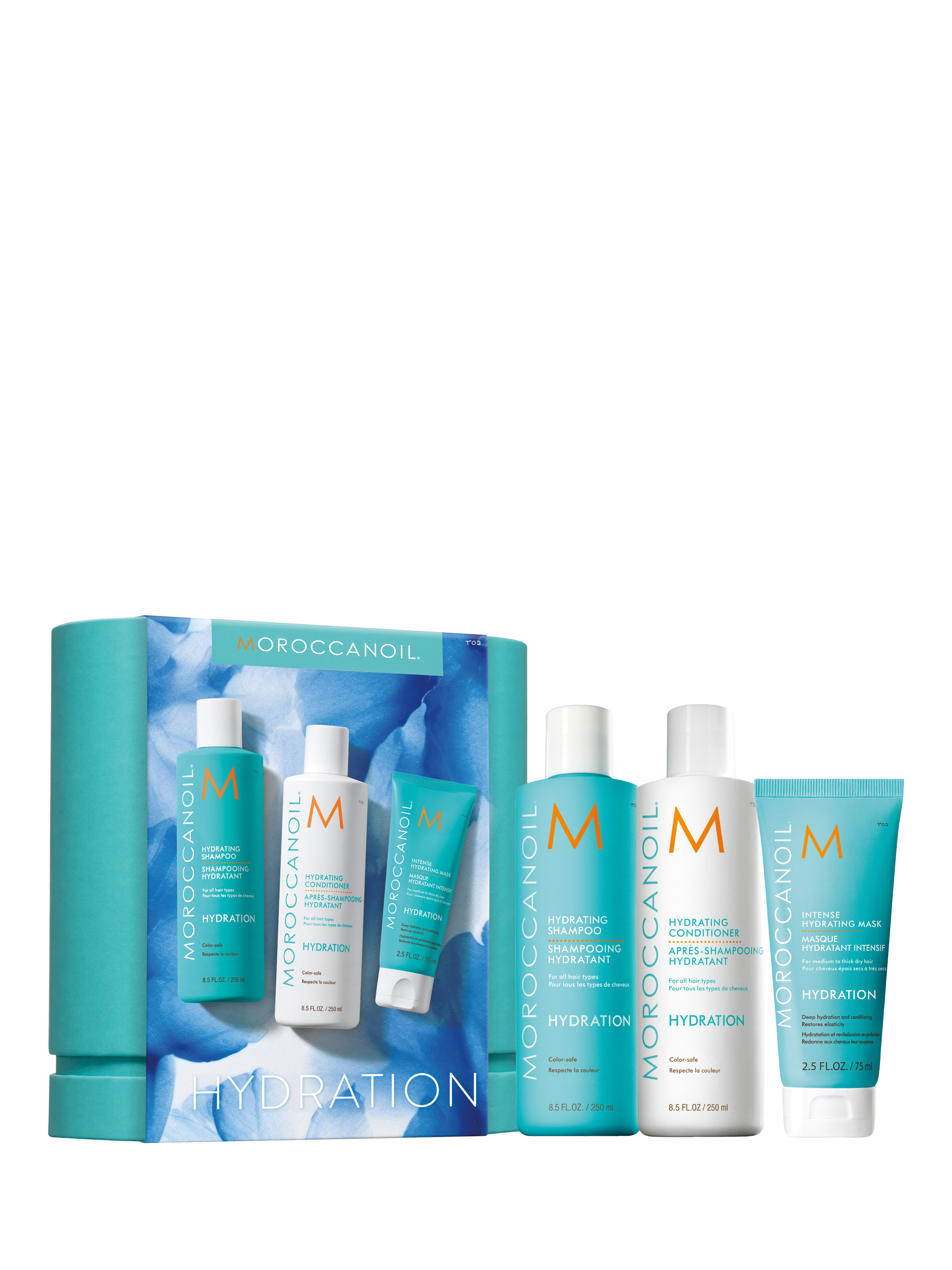 Product image 1 of 5, which shows Moroccanoil Hydration Haircare Gift Set