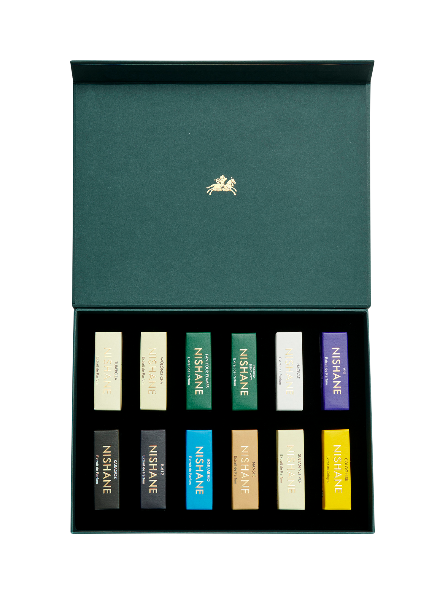 Product image 1 of 8, which shows NISHANE Discovery Fragrance Gift Set, 12 x 1.5ml