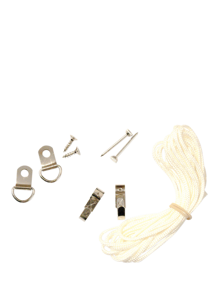 Frank Shaw Picture Hanging Kit, Nickel, Np