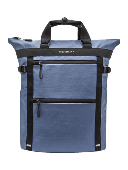GROUNDTRUTH RIKR Technical Laptop Tote Backpack, 17L, Voyage Blue