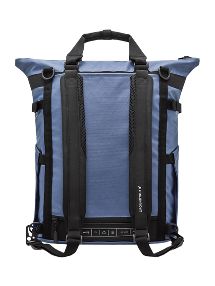 GROUNDTRUTH RIKR Technical Laptop Tote Backpack, 17L - view 2, Voyage Blue