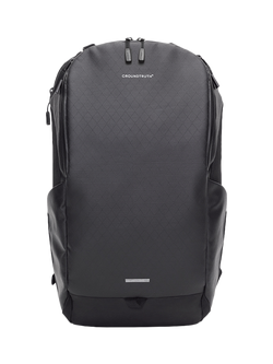 GROUNDTRUTH RIKR Everyday Travel Backpack, 20L, Eco-x Black, Eco-x Black