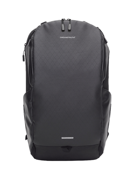 GROUNDTRUTH RIKR Everyday Travel Backpack, 20L, Eco-x Black, Eco-x Black
