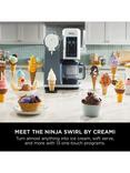 Ninja Swirl by CREAMi 13-in1 Soft Serve & Ice Cream Maker, Silver