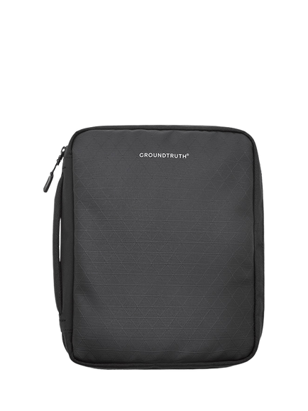 GROUNDTRUTH RIKR Tech Zipped Pouch, Eco-x Black, Eco-x Black