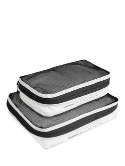 GROUNDTRUTH Compact Packing Cube, Set of 2, White, White