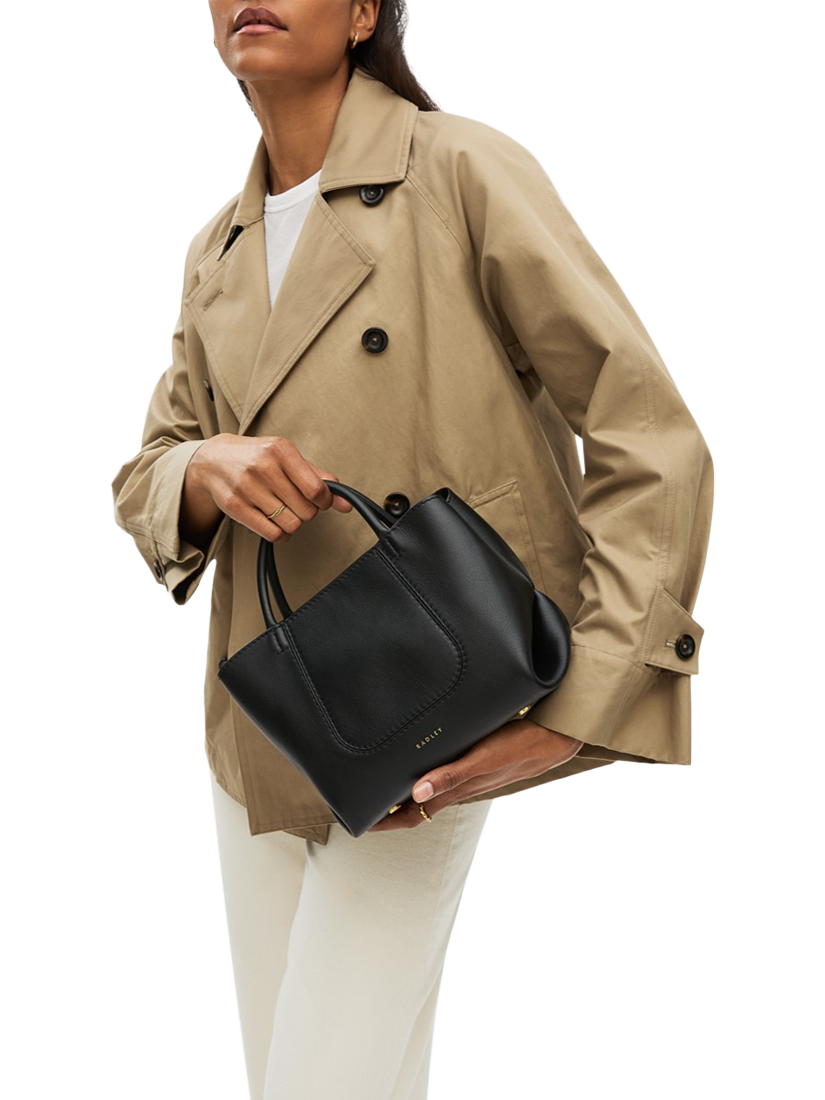 Product image 6 of 7, which shows Radley The Compton Small Grab Bag, Black