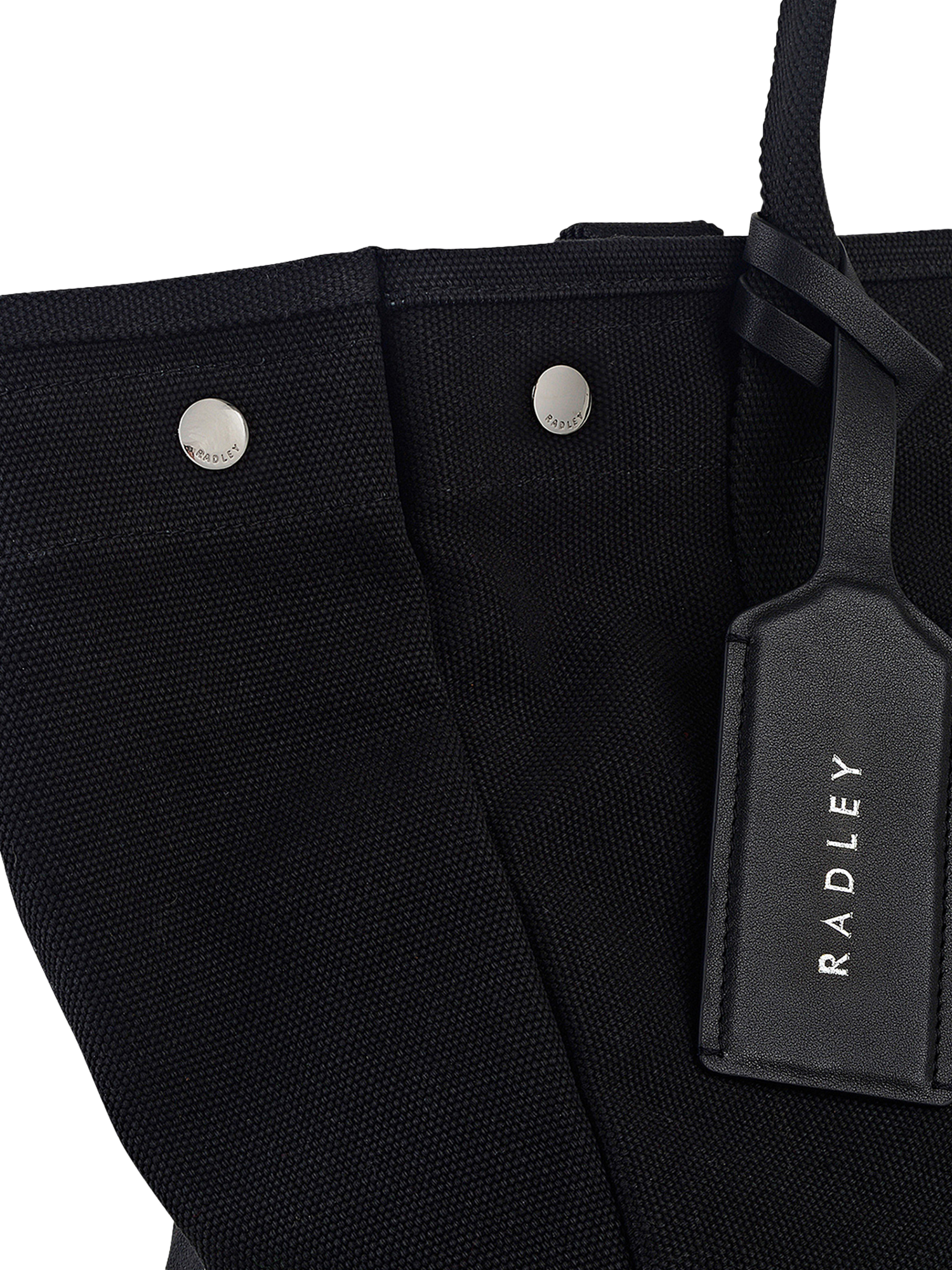 Product image 5 of 7, which shows Radley Hadleigh Place Canvas Tote Bag, Black