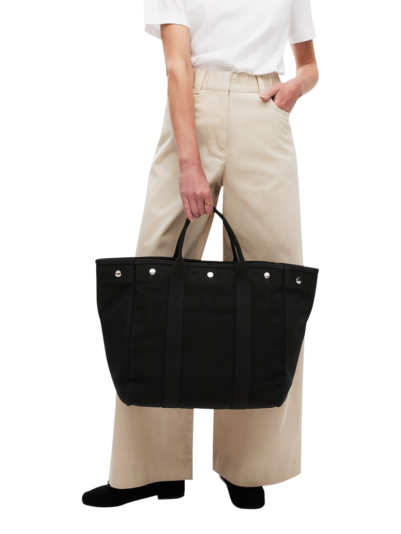 Product image 6 of 7, which shows Radley Hadleigh Place Canvas Tote Bag, Black
