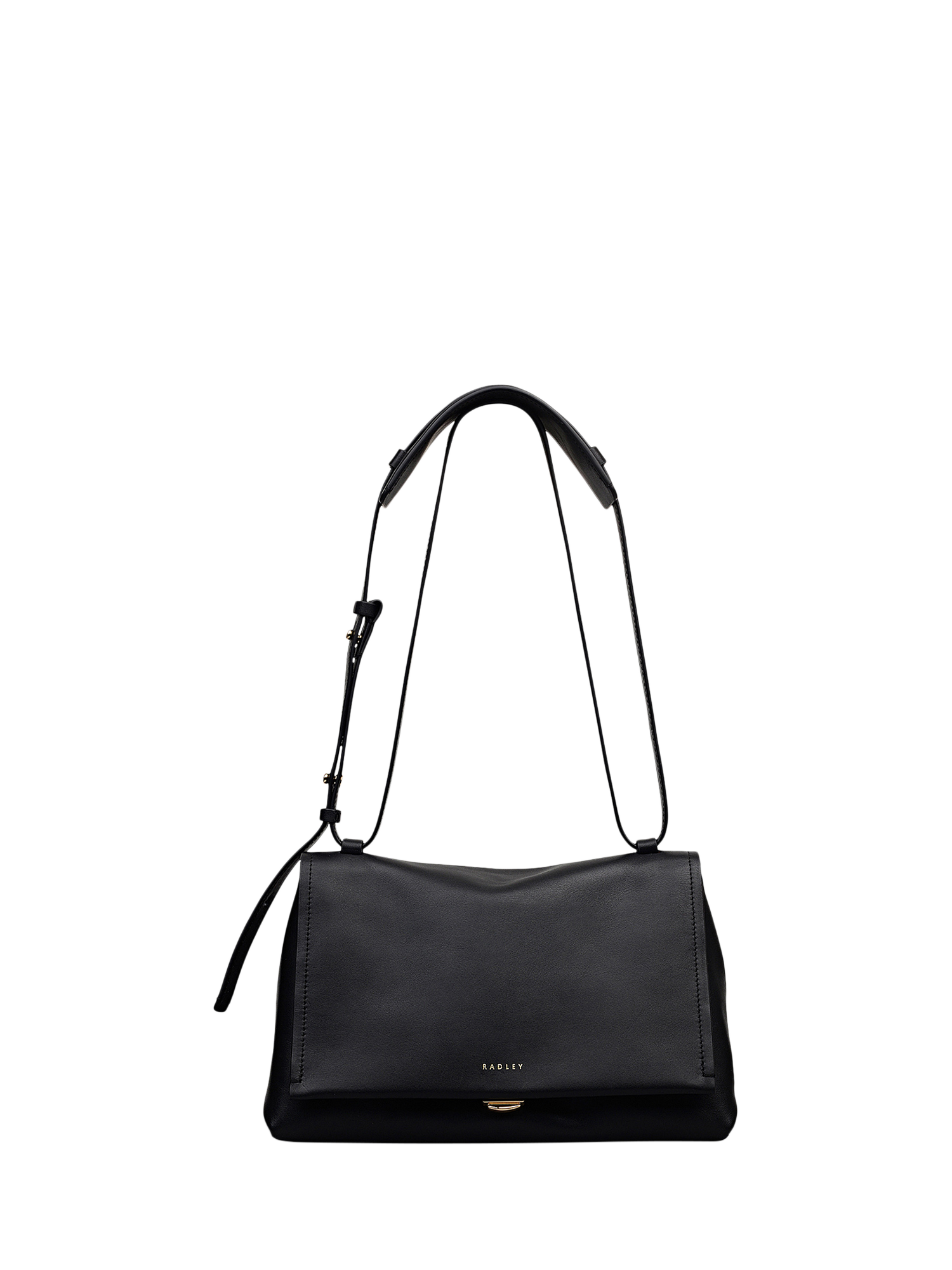 Product image 1 of 6, which shows Radley Mercer Street Medium Shoulder Bag, Black