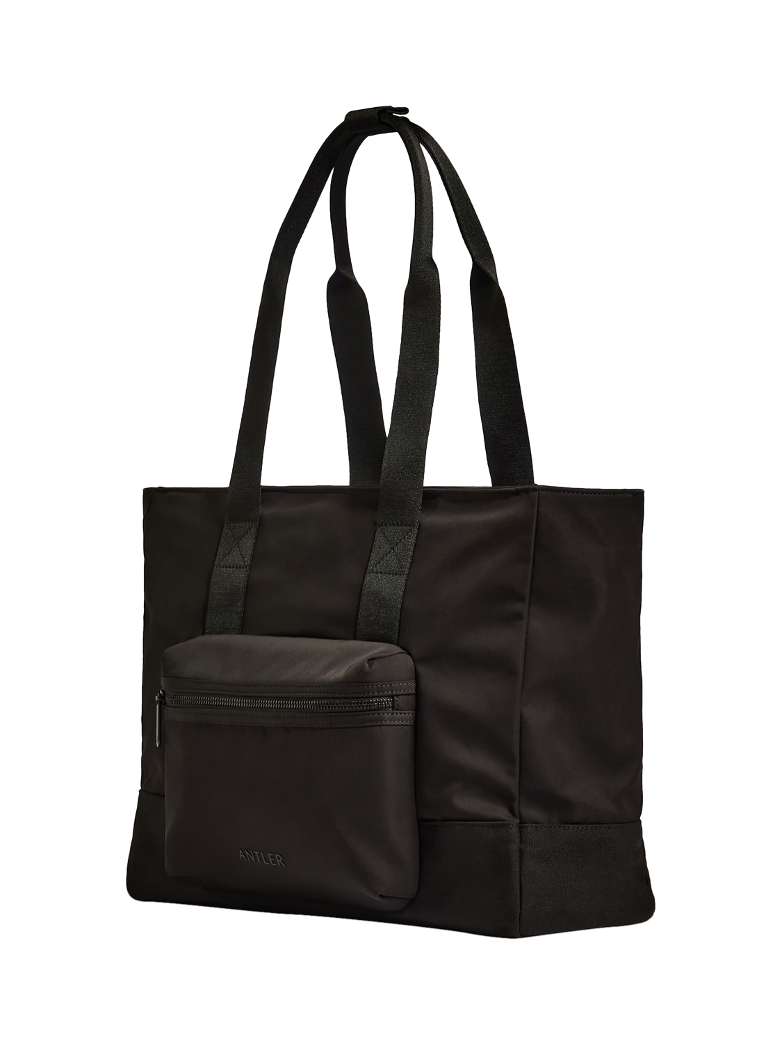 Product image 1 of 3, which shows Antler Icon Tote Bag, Black