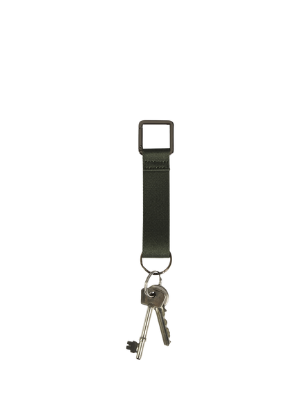 Antler Icon Travel Keyring, Dark Forest Green