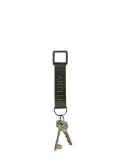 Antler Icon Travel Keyring - view 2, Dark Forest Green