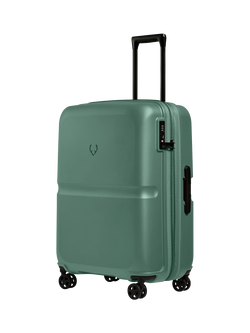 Antler Single Stripe 4-Wheel 68cm Expandable Medium Suitcase, Seagrass Green