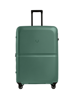 Antler Single Stripe 4-Wheel 81cm Large Expandable Suitcase - view 2, Seagrass Green
