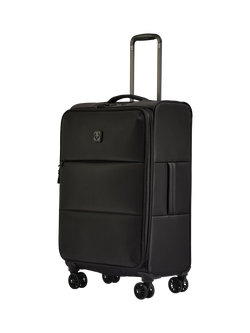 Antler Soft Stripe 2.0 Spinner Suitcase, 88L, Navy, Black