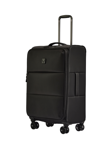 Antler Soft Stripe 2.0 Spinner Suitcase, 88L, Navy, Black