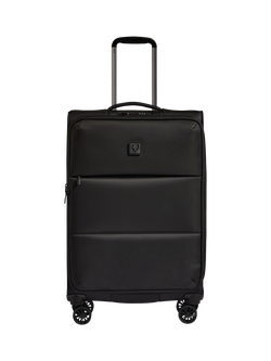 Antler Soft Stripe 2.0 Spinner Suitcase, 88L, Navy - view 2, Black