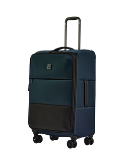 Antler Soft Stripe 2.0 Spinner Suitcase, 88L, Navy, Navy