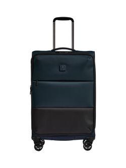Antler Soft Stripe 2.0 Spinner Suitcase, 88L, Navy - view 2, Navy