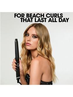 ghd Chronos Curve Conical Wand Hair Curler, Black - view 2, Black