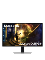 Samsung Odyssey OLED G61SD LS27DG612SUXXU Quad HD Gaming Monitor, 27”, Silver
