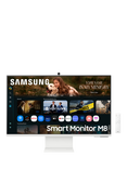 Samsung M80F LS32FM801UUXXU 4K Ultra HD Smart Monitor, 32”, White