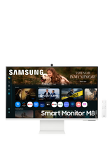 Samsung M80F LS32FM801UUXXU 4K Ultra HD Smart Monitor, 32”, White