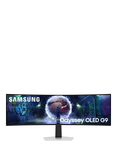 Samsung Odyssey OLED G93SD LS49DG934SUXXU Dual QHD Gaming Monitor, 49”, Silver