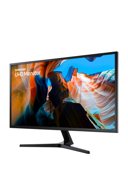 Samsung UJ590 LU32J590UQPXXU 4K Ultra HD Monitor, 32”, Black - view 2, Black