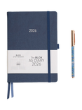 BLOX Stationery A5 Week to View 2026 Diary, Navy