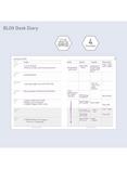 BLOX Stationery Desk Week to View 2026 Diary, Lilac